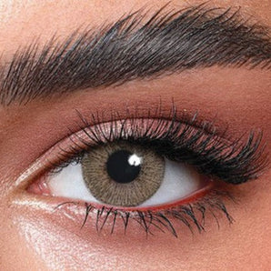 Bella - Matt Olive Coloured Contact Lenses