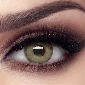 Bella - Gray Olive Coloured Contact Lenses
