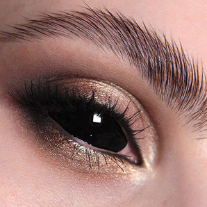 Black Full Eye Sclera Halloween Contact Lenses