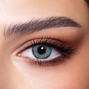 Bella Glow - Navy Gray Coloured Contact Lenses