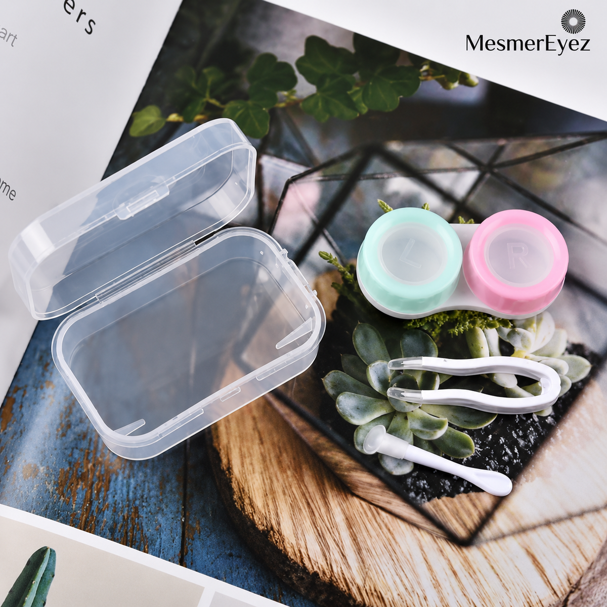 Portable Contact Lens Case & Applicator