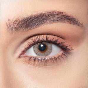 Bella Elite - Amber Grey Coloured Contact Lenses