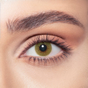 Bella Glow - Lime Green Coloured Contact Lenses