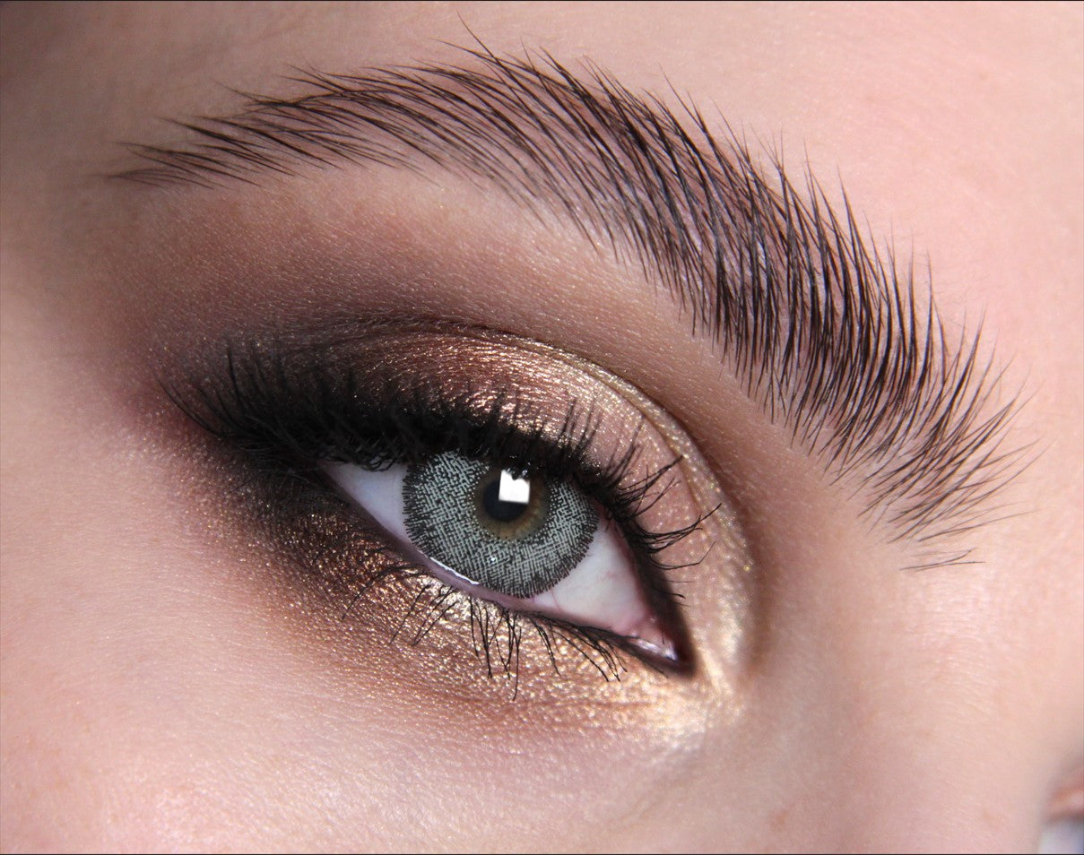 Husky Grey Green Natural Coloured Contact Lenses