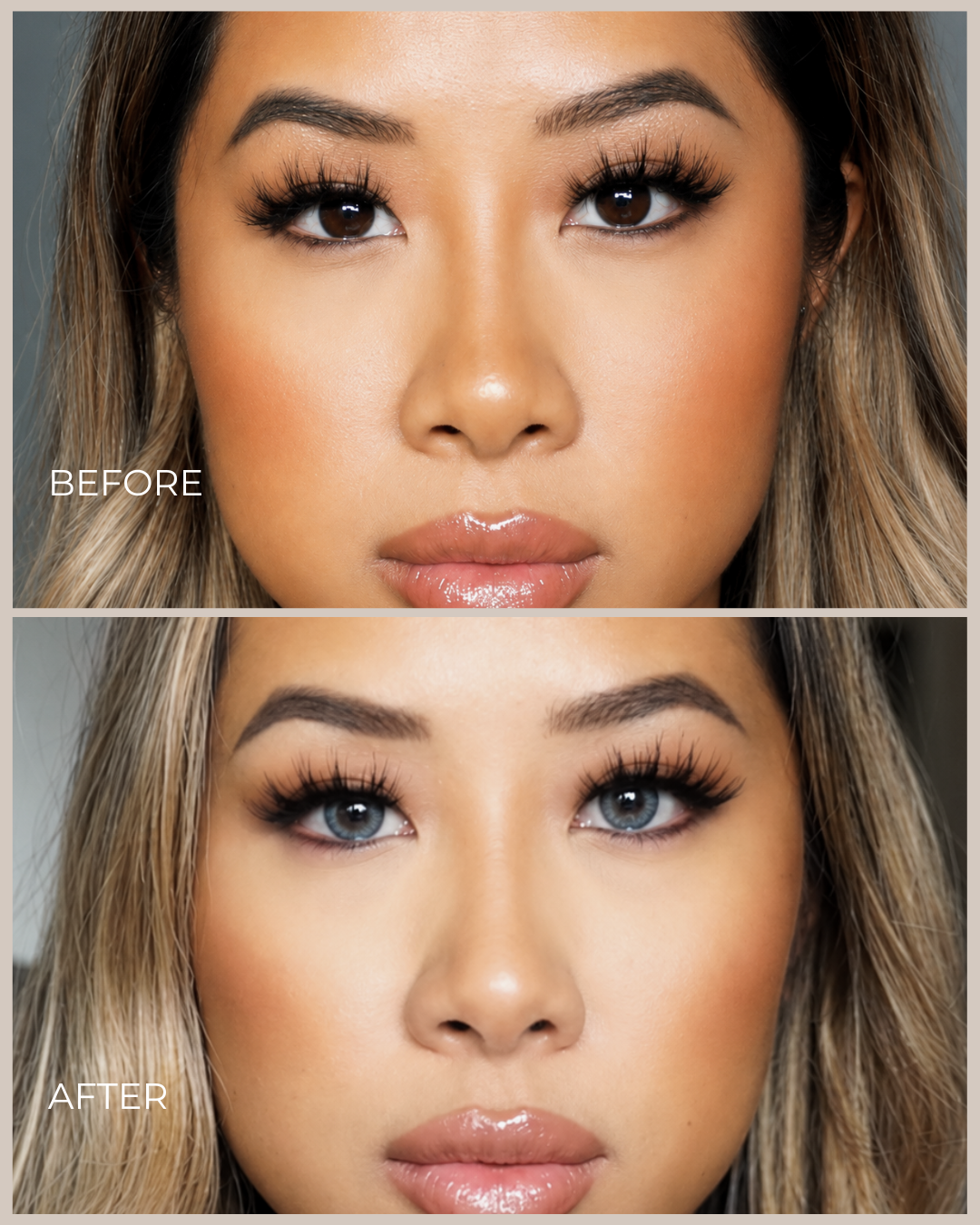 Mayfair Ice Natural Blue Coloured Contact Lenses