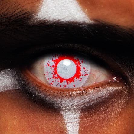 Blind Bloodshot Drops Halloween Contact Lenses