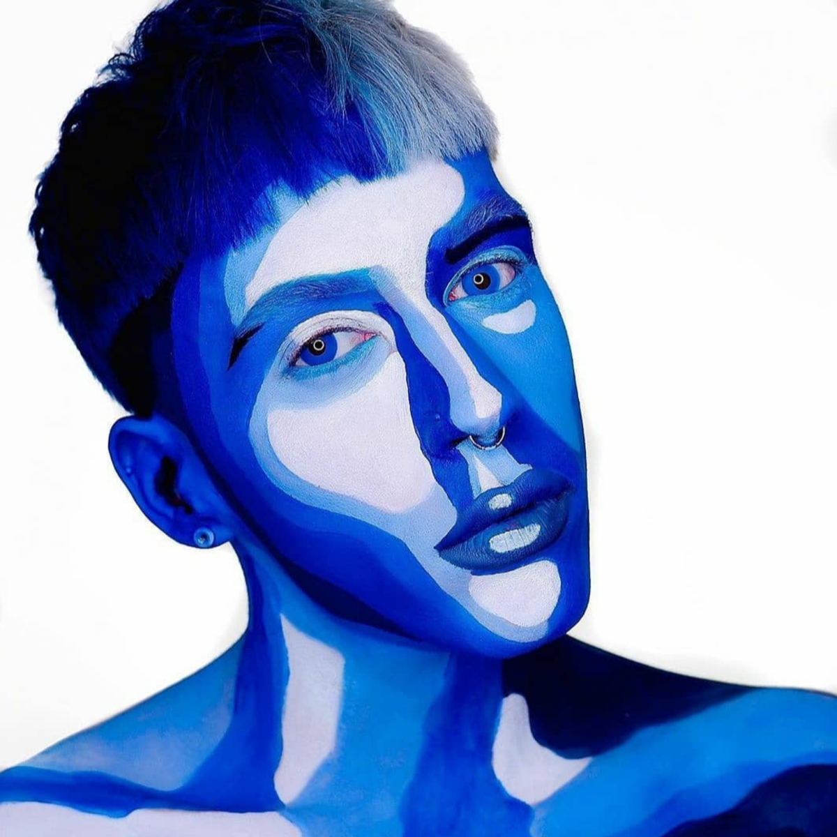 Zombie Blue Halloween Contact Lenses