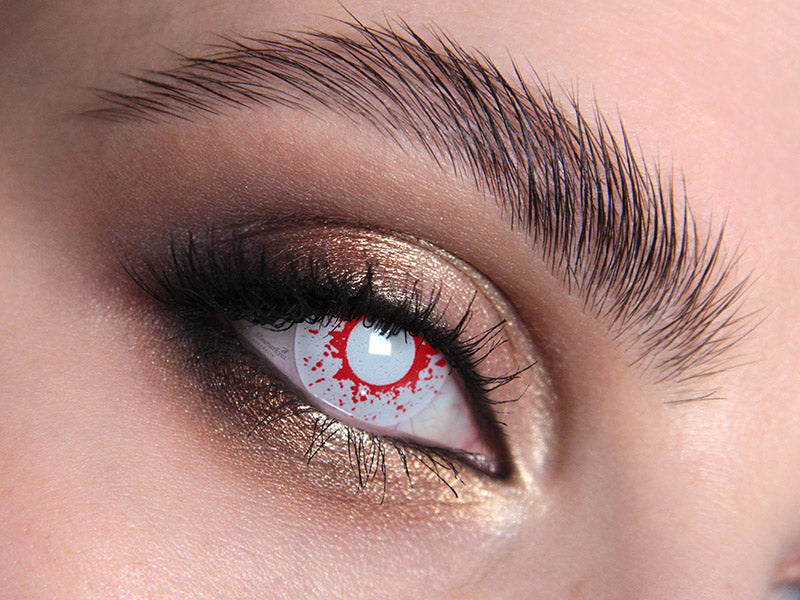Blind Bloodshot Drops Halloween Contact Lenses