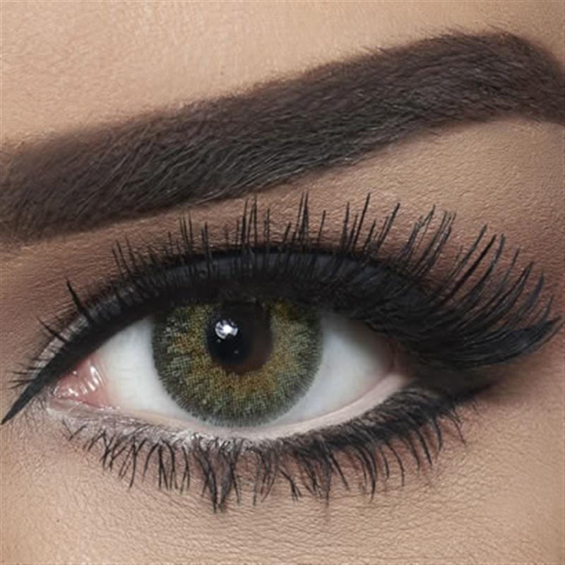 Bella - Contour Green Coloured Contact Lenses