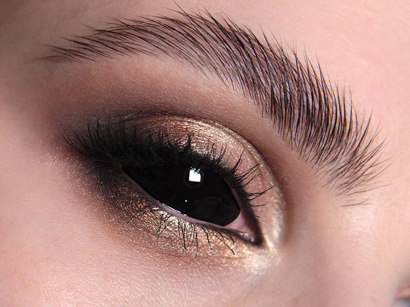 Black Full Eye Sclera Halloween Contact Lenses