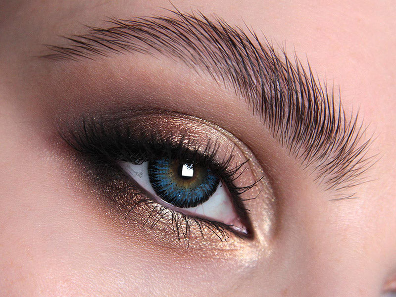 Blue Natural Coloured Contact Lenses
