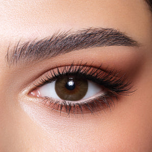 Bella Diamond - Brown Shadow Coloured Contact Lenses