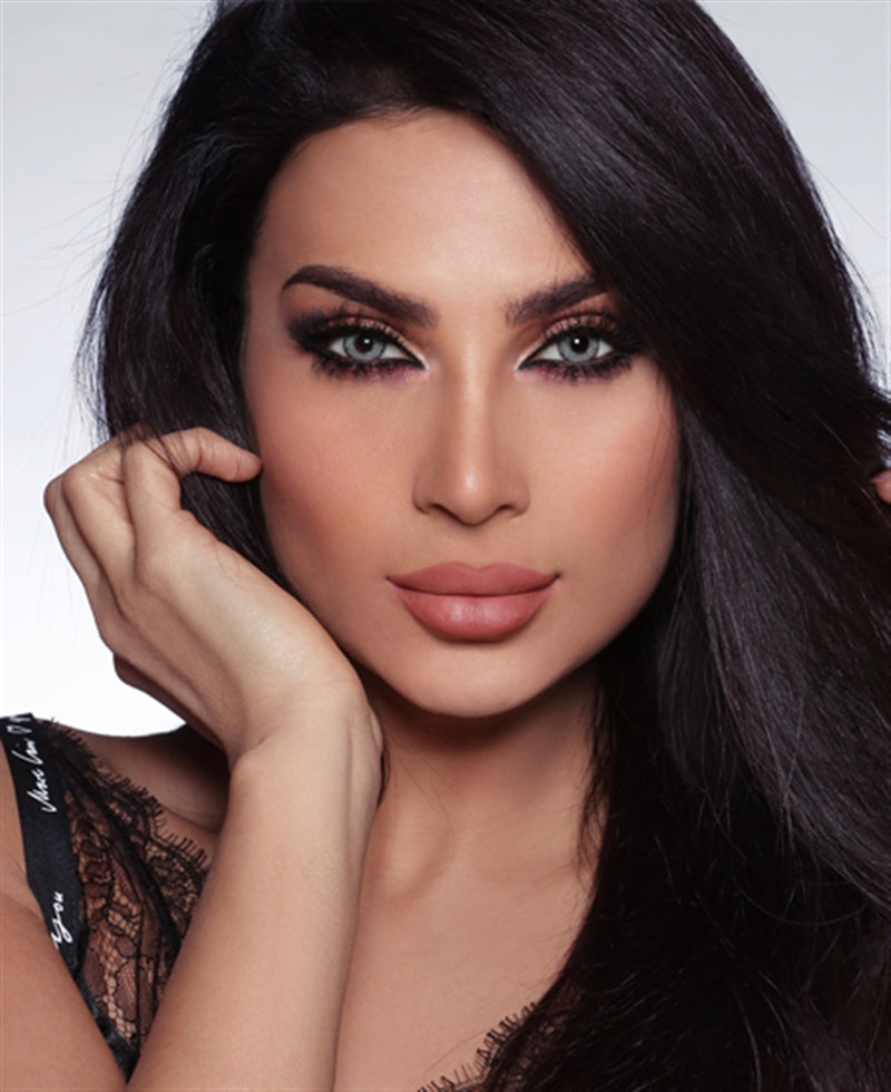Bella - Husky Gray Green Coloured Contact Lenses