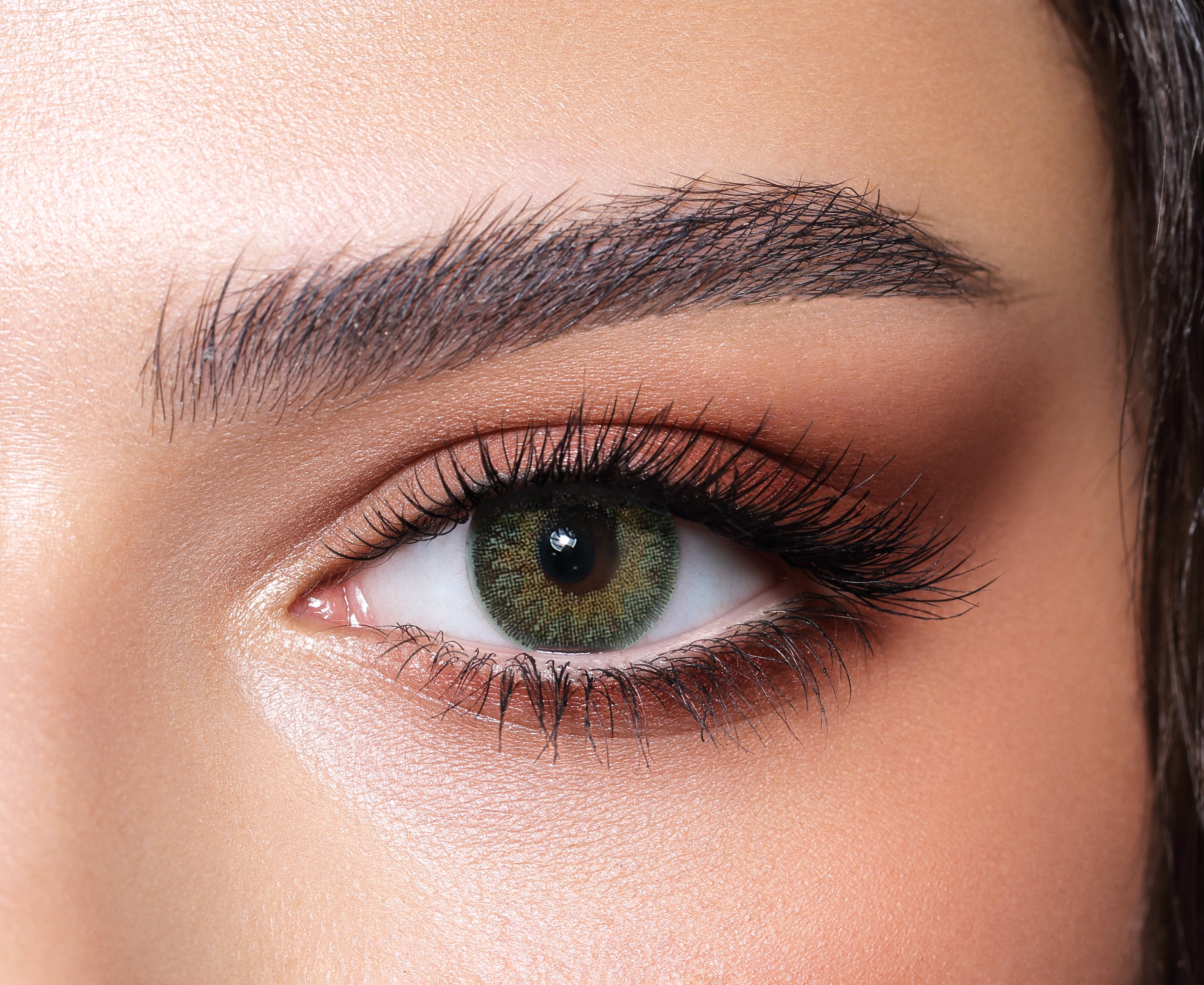 Bella - Contour Green Coloured Contact Lenses