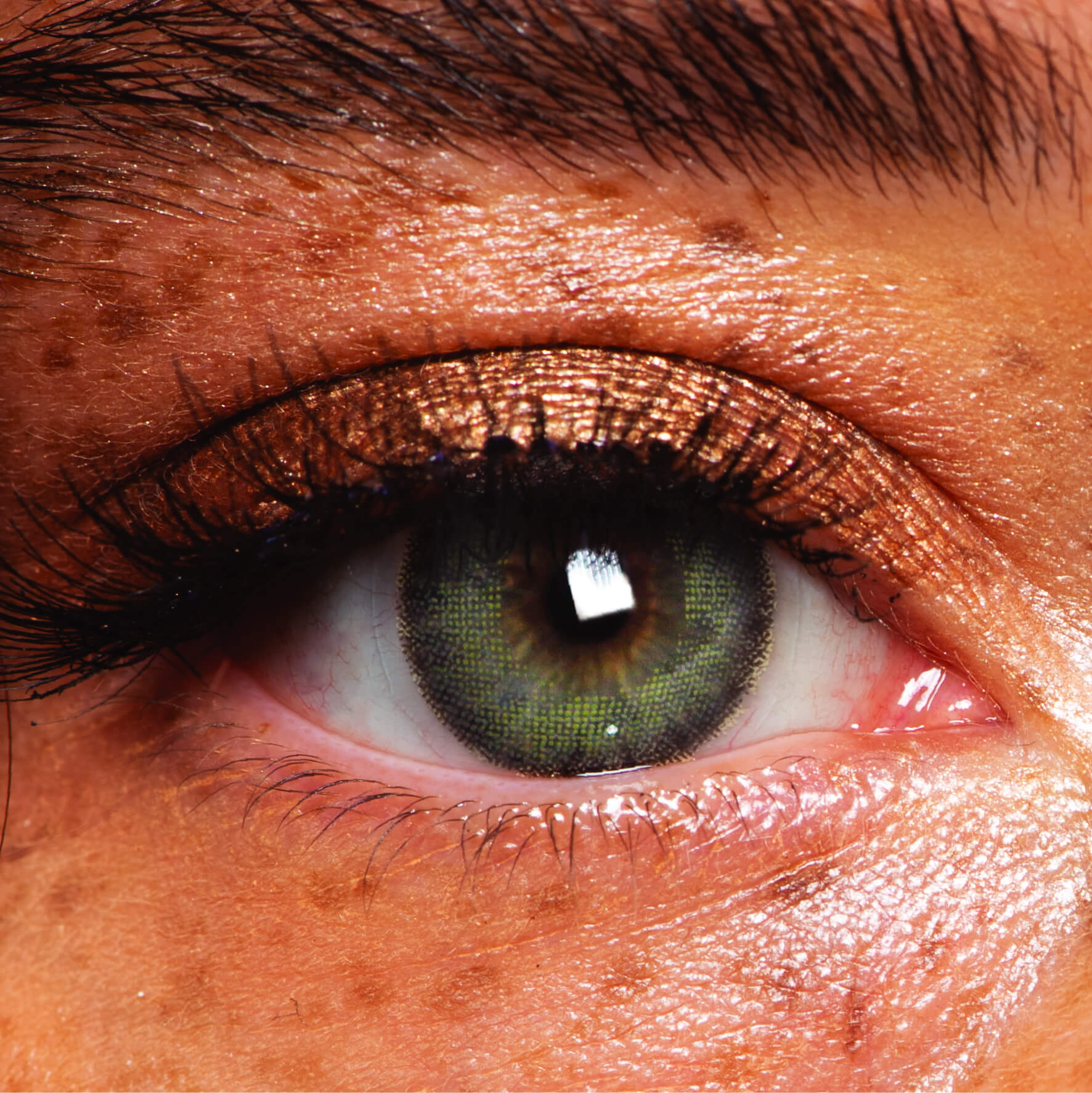 Moss Green Natural Coloured Contact Lenses